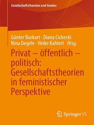 cover image of Privat – öffentlich – politisch